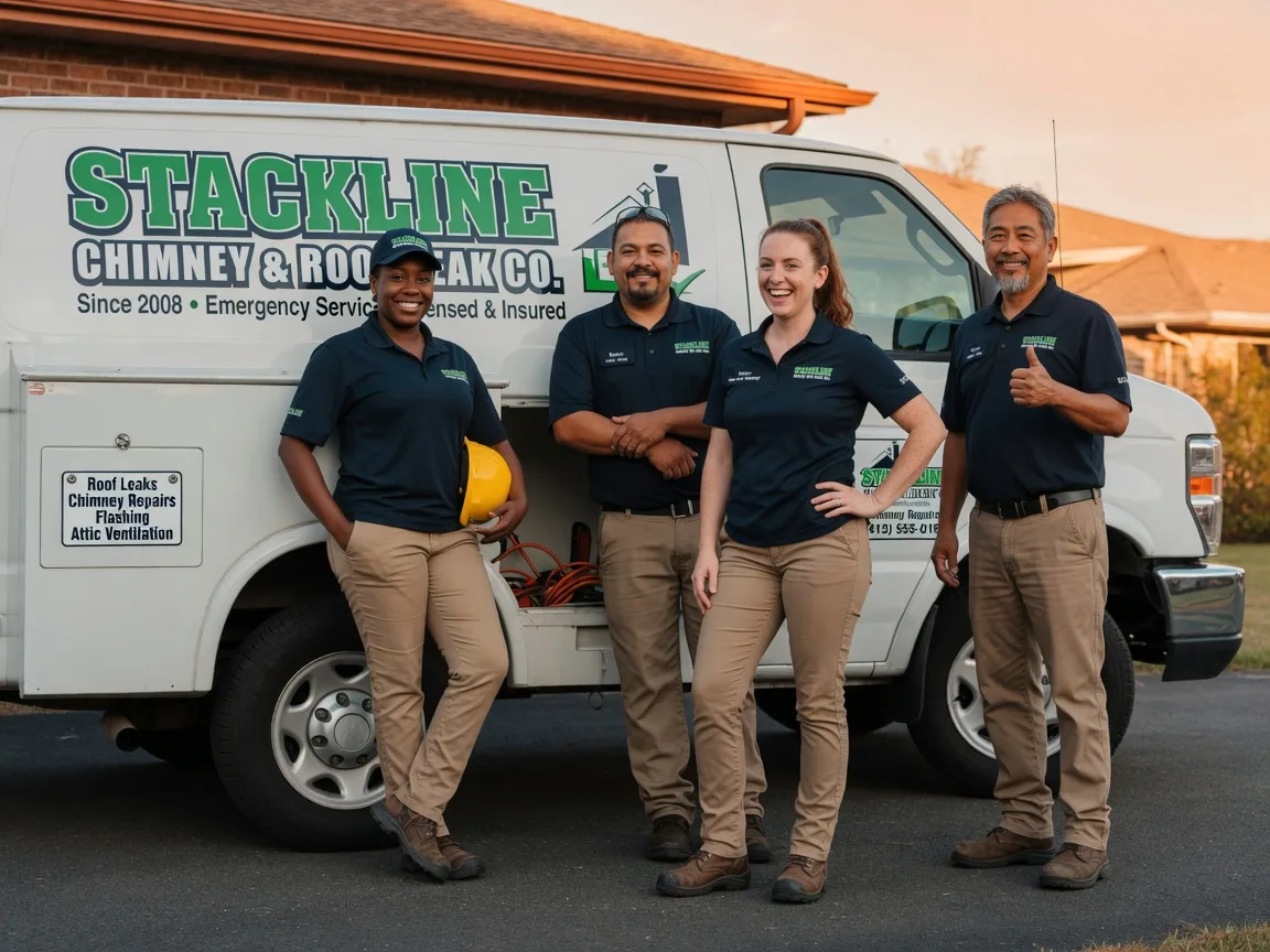 Chimney flashing repair company in Cherry Point, NC